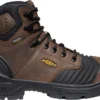 'Keen Utility' Men's 6" Portland Bellows Flex WP Carbon Toe - Dark Earth / Black