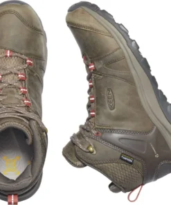 Keen Outdoor 'Keen' Women's Terradora Leather WP Mid Hiker - Brindle / Redwood 9 Keen Outdoor 'Keen' Women's Terradora Leather WP Mid Hiker - Brindle / Redwood