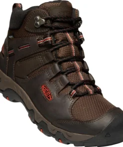 Keen Outdoor 'Keen' Men's Steens Mid Polar WP Hiker - Coffee Bean / Picante