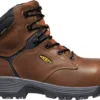 'Keen Utility' Men's 6" Chicago Int. Met Guard EH WP Carbon Toe - Tobacco / Black