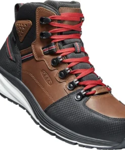 'Keen Utility' Men's Red Hook EH WP Comp Toe Hiker - Tobacco / Black