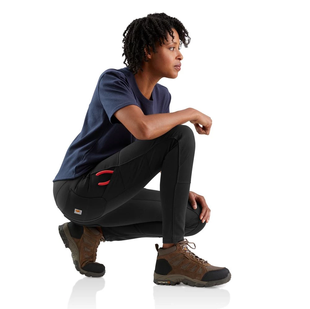 'Carhartt' Women's Fitted Midweight Utility Legging - Black 3 'Carhartt' Women's Fitted Midweight Utility Legging - Black