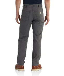 'Carhartt' Men's Rugged Flex® Flex Relaxed Canvas 5-Pocket Pant - Gravel