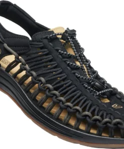 'Keen Outdoor' Men's UNEEK Premium Leather Sandal - Raven