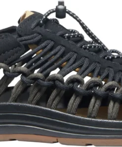 'Keen Outdoor' Men's UNEEK Premium Leather Sandal - Raven