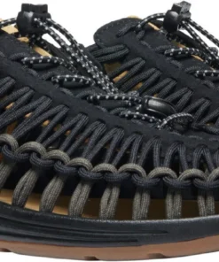 'Keen Outdoor' Men's UNEEK Premium Leather Sandal - Raven