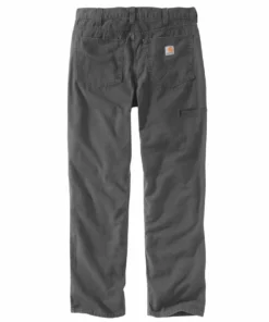 'Carhartt' Men's Rugged Flex® Flex Relaxed Canvas 5-Pocket Pant - Gravel