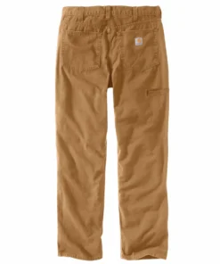 'Carhartt' Men's Rugged Flex® Flex Relaxed Canvas 5-Pocket Pant - Hickory 7 'Carhartt' Men's Rugged Flex® Flex Relaxed Canvas 5-Pocket Pant - Hickory
