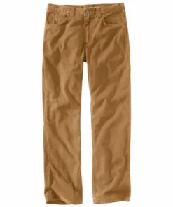 'Carhartt' Men's Rugged Flex® Flex Relaxed Canvas 5-Pocket Pant - Hickory
