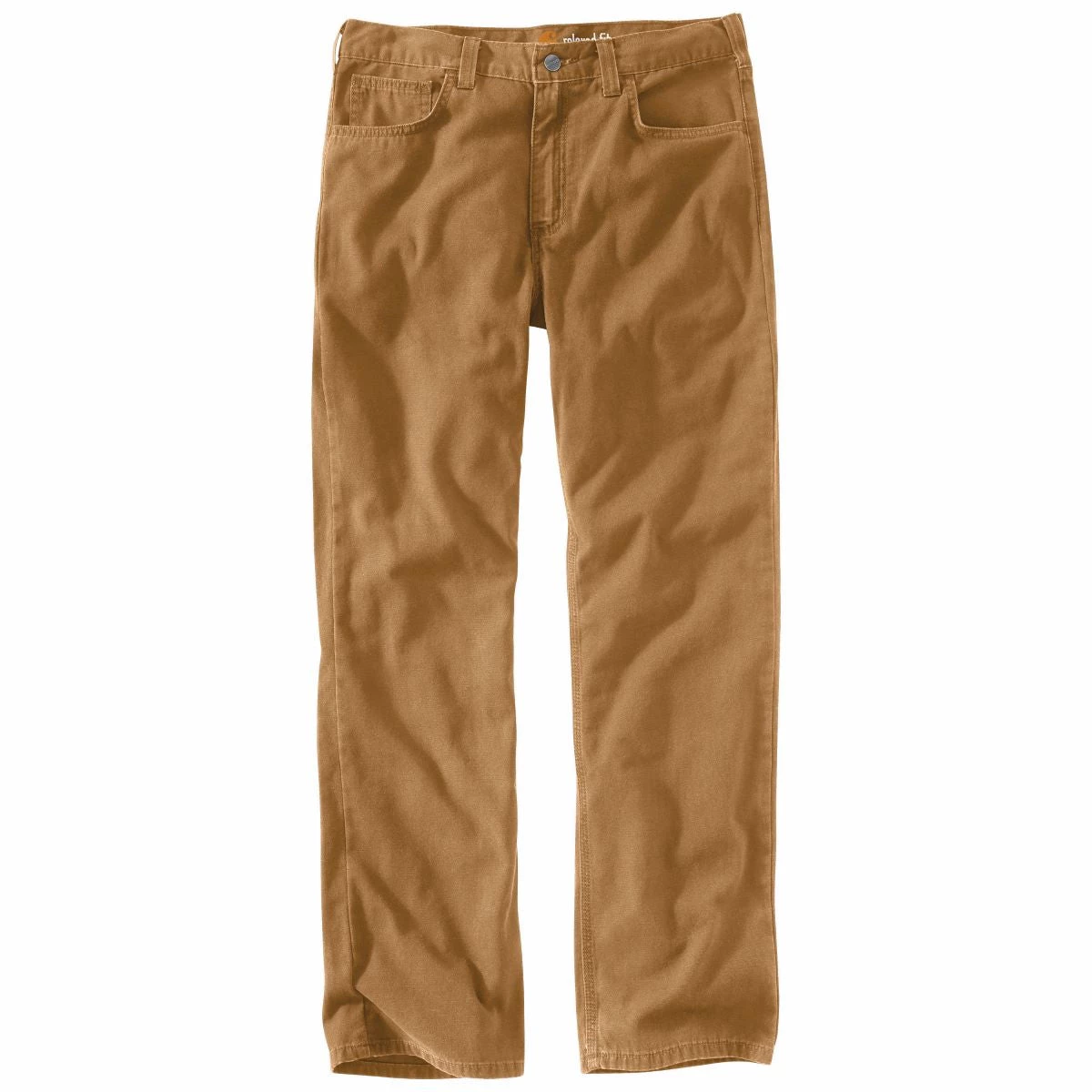 'Carhartt' Men's Rugged Flex® Flex Relaxed Canvas 5-Pocket Pant - Hickory 4 'Carhartt' Men's Rugged Flex® Flex Relaxed Canvas 5-Pocket Pant - Hickory