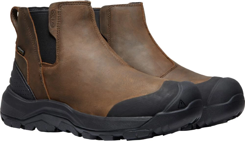 Keen Outdoor 'Keen' Men's Revel IV Chelsea Insulated WP Boot - Canteen / Black 7 Keen Outdoor 'Keen' Men's Revel IV Chelsea Insulated WP Boot - Canteen / Black