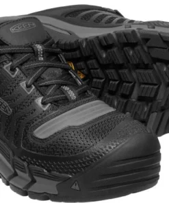 Keen Utility 'Keen' Men's Kansas City Low KBF EH WP Carbon Toe - Black / Gunmetal