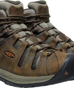 'Keen Utility' Men's Flint II Mid EH WP Soft Toe - Black Olive / Brindle 13 'Keen Utility' Men's Flint II Mid EH WP Soft Toe - Black Olive / Brindle