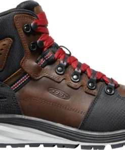 'Keen Utility' Men's Red Hook EH WP Mid Hiker Soft Toe - Tobacco / Black