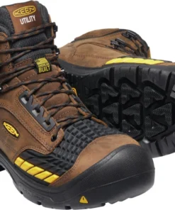 'Keen Utility' Men's 6" Troy KBF EH WP Comp Toe - Dark Earth / Black 12 'Keen Utility' Men's 6