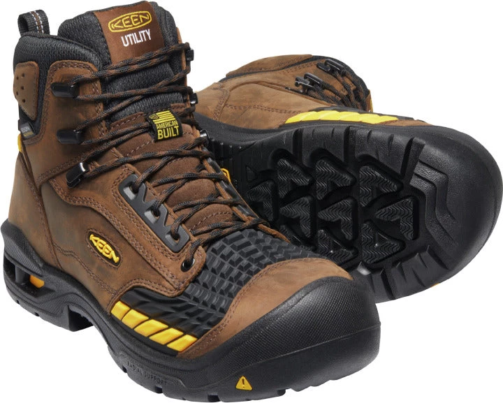 'Keen Utility' Men's 6" Troy KBF EH WP Comp Toe - Dark Earth / Black 7 'Keen Utility' Men's 6" Troy KBF EH WP Comp Toe - Dark Earth / Black