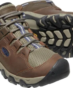 Keen Outdoor 'Keen' Women's Steens Vent Hiker - Shitake / Crown Blue