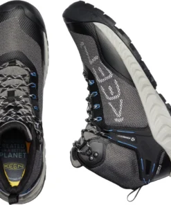 Keen Outdoor 'Keen' Men's NXIS EVO WP Mid Hiker - Magnet / Bright Cobalt