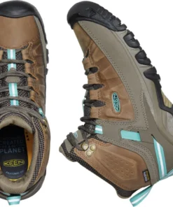 Keen Outdoor 'Keen' Women's Targhee III WP Mid Hiker - Toasted Coconut / Porcelain