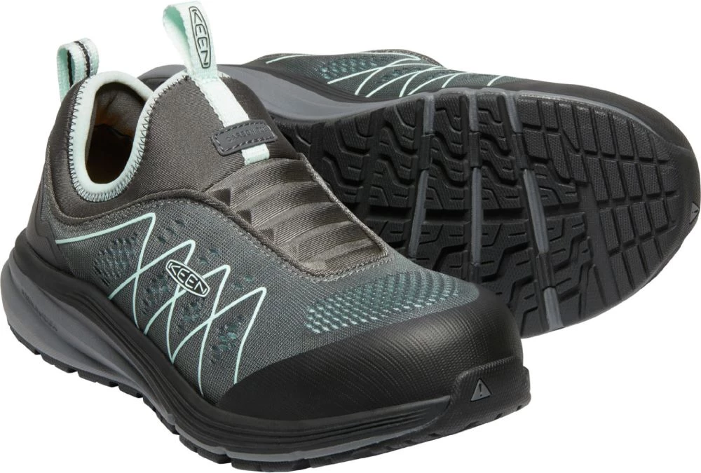 'Keen Utility' Women's Vista Energy EH SR Carbon Fiber Toe - Steel Grey / Blue Glass 7 'Keen Utility' Women's Vista Energy EH SR Carbon Fiber Toe - Steel Grey / Blue Glass