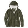 'Carhartt' Women's Clarksburg Sherpa-lined Hoodie - Basil Heather