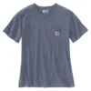 'Carhartt' Women's Lightweight Pocket T-Shirt - Folkstone Grey Heather
