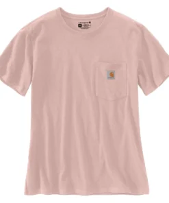 'Carhartt' Women's Lightweight Pocket T-Shirt - Ash Rose