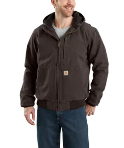 'Carhartt' Men's Full Swing® Armstrong Active Jac - Dark Brown