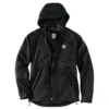 'Carhartt' Men's Dry Harbor WP Hooded Jacket - Black 2 'Carhartt' Men's Dry Harbor WP Hooded Jacket - Black