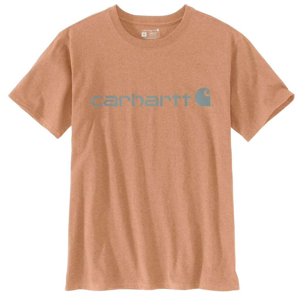 'Carhartt' Women's Loose Fit Heavyweight Graphic T-Shirt - Ginger Heather 3 'Carhartt' Women's Loose Fit Heavyweight Graphic T-Shirt - Ginger Heather