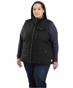 'Carhartt' Women's Utility Sherpa-Lined Vest - Black