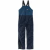 'Carhartt' Men's Storm Defender Force Midweight Bib Overall - Dark Blue / Navy