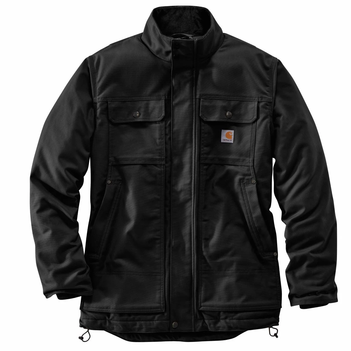 'Carhartt' Men's Full Swing® Duck Insulated Jacket - Black 3 'Carhartt' Men's Full Swing® Duck Insulated Jacket - Black