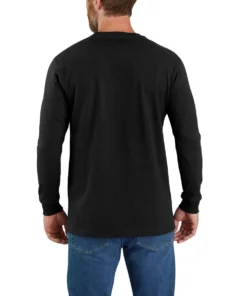 'Carhartt' Men's Midweight USA Flag Graphic T-Shirt - Black 6 'Carhartt' Men's Midweight USA Flag Graphic T-Shirt - Black