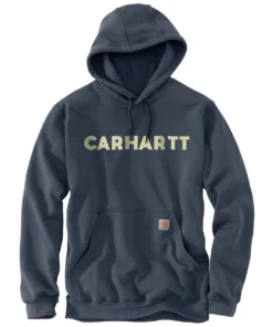 'Carhartt' Men's Loose Fit Midweight Logo Sweatshirt - Bluestone