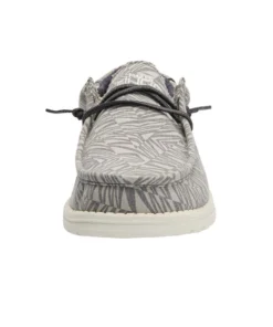 'Hey Dude' Men's Wally Print - Geo Grey