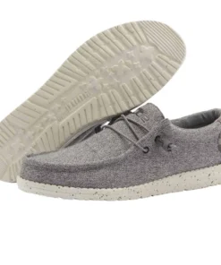 'Hey Dude' Men's Wally - Slate Houndstooth 10 'Hey Dude' Men's Wally - Slate Houndstooth