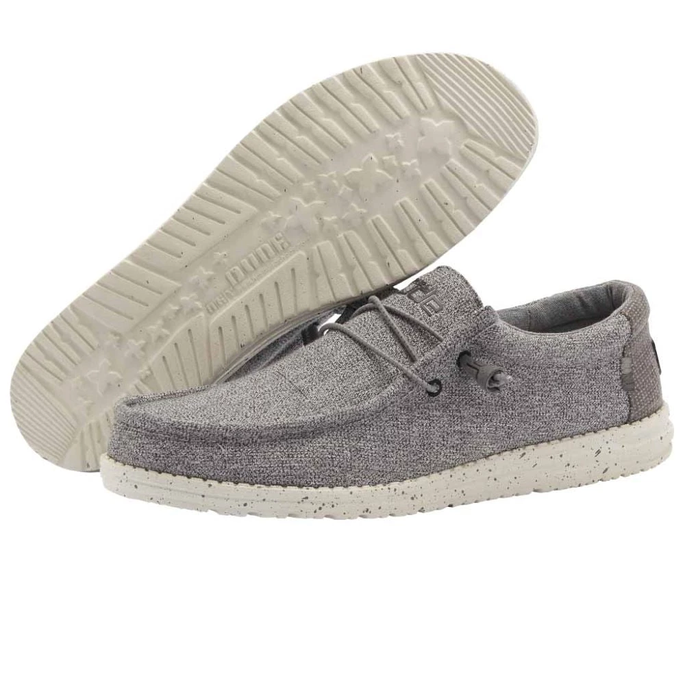 'Hey Dude' Men's Wally - Slate Houndstooth 5 'Hey Dude' Men's Wally - Slate Houndstooth