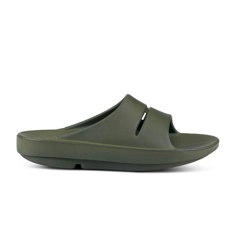 Shoes & Boots 'OOFOS' Unisex OOahh Slide Sandal - Forest Green 3 Shoes & Boots 'OOFOS' Unisex OOahh Slide Sandal - Forest Green