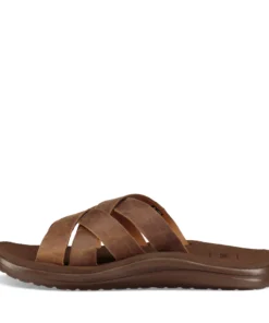 'Teva' Men's Voya Leather Slide - Pecan 12 'Teva' Men's Voya Leather Slide - Pecan