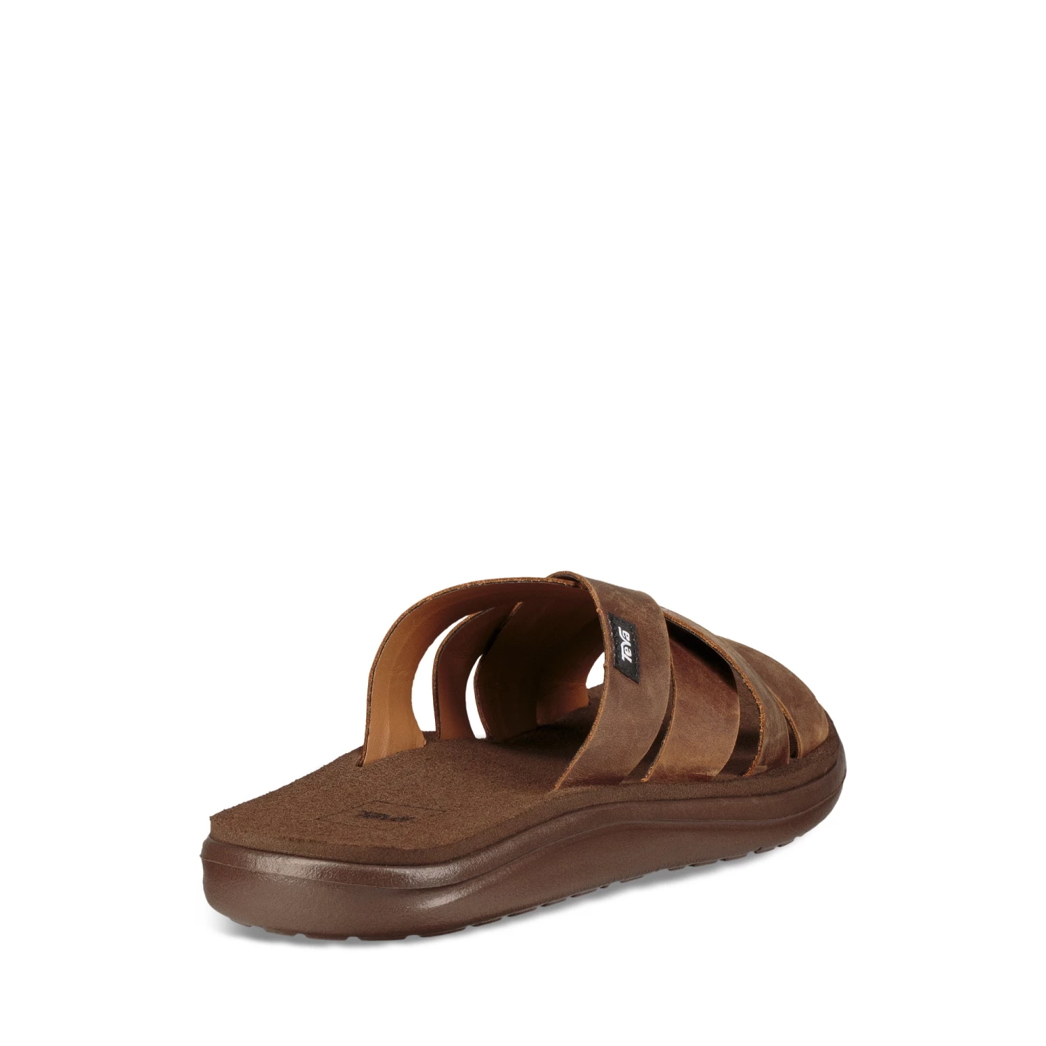 'Teva' Men's Voya Leather Slide - Pecan 8 'Teva' Men's Voya Leather Slide - Pecan