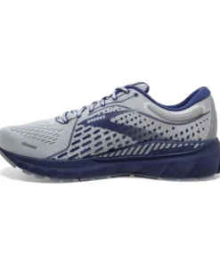 'Brooks' Men's Adrenaline GTS 21 - Grey / Tradewinds / Deep Cobalt