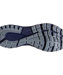 'Brooks' Men's Adrenaline GTS 21 - Grey / Tradewinds / Deep Cobalt