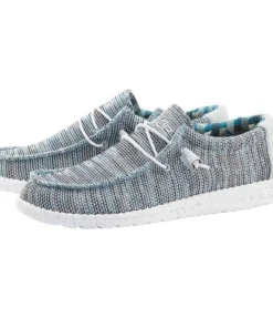 ‘Hey Dude' Men’s Wally Sox Funk - Ice Grey