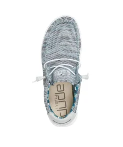 ‘Hey Dude' Men’s Wally Sox Funk - Ice Grey