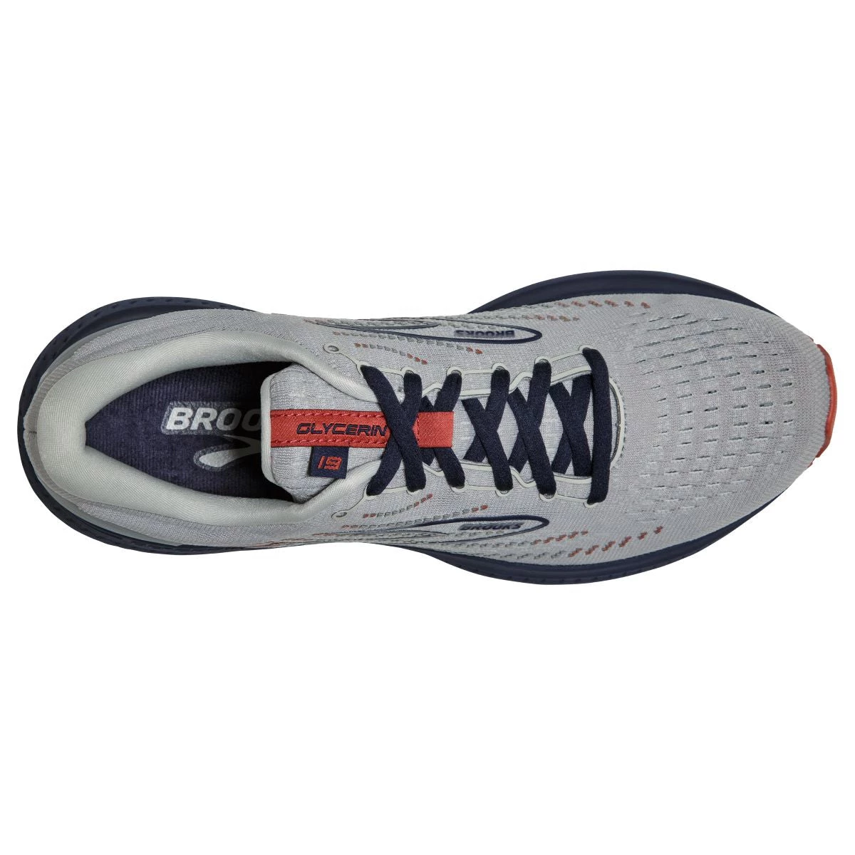 'Brooks' Men's Glycerin 19 - Grey / Alloy / Peacoat 5 'Brooks' Men's Glycerin 19 - Grey / Alloy / Peacoat
