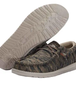 'Hey Dude' Men's Wally Sox - Woodland Camo
