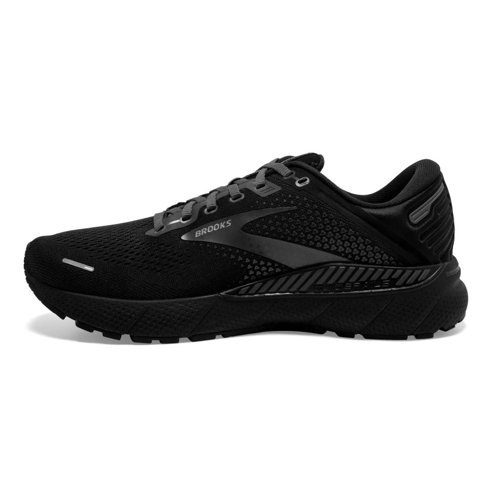 'Brooks' Men's Adrenaline GTS 22 - Black / Black / Ebony 7 'Brooks' Men's Adrenaline GTS 22 - Black / Black / Ebony