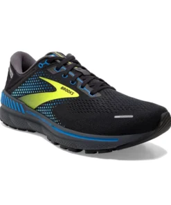 'Brooks' Men's Adrenaline GTS 22 - Black / Blue / Nightlife