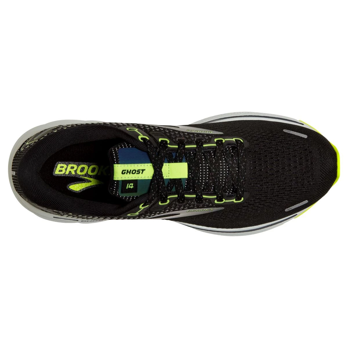 'Brooks' Men's Ghost 14 - Black / Nightlife 5 'Brooks' Men's Ghost 14 - Black / Nightlife